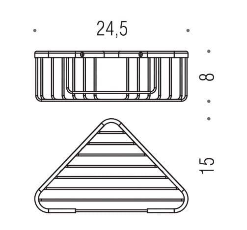 Полочка для ванной Colombo Design Basic B2733