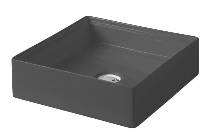 Раковина накладная Artceram Scalino SCL001 15 00 grigio oliva 38x38