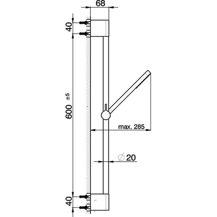 Душевой гарнитур Cisal Shower DS01060021