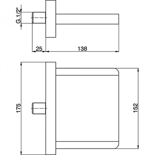 Излив для ванны Cisal Complementi ZA00219021