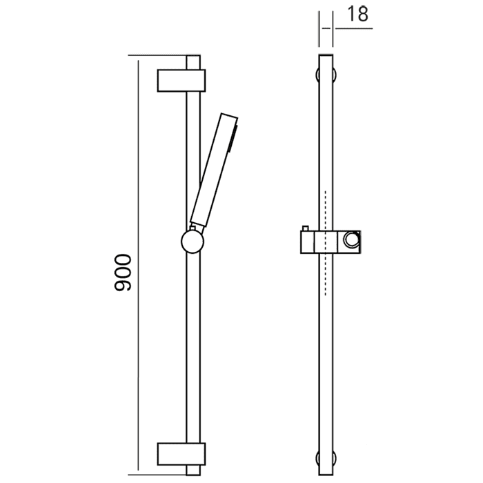 Душевой гарнитур Cisal Xion DS010620D1