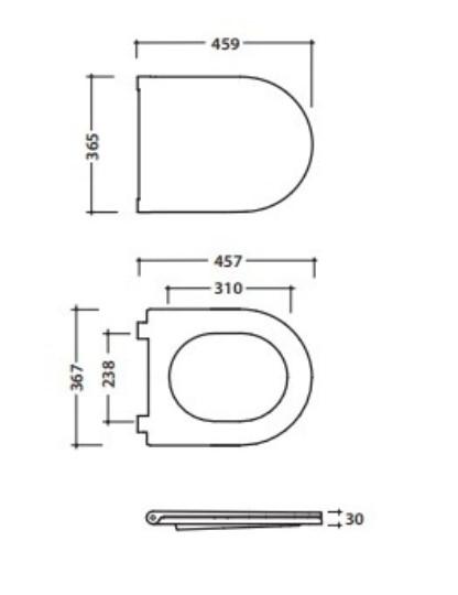 Сидение для унитаза Globo Forty3 FOR20BI/cr