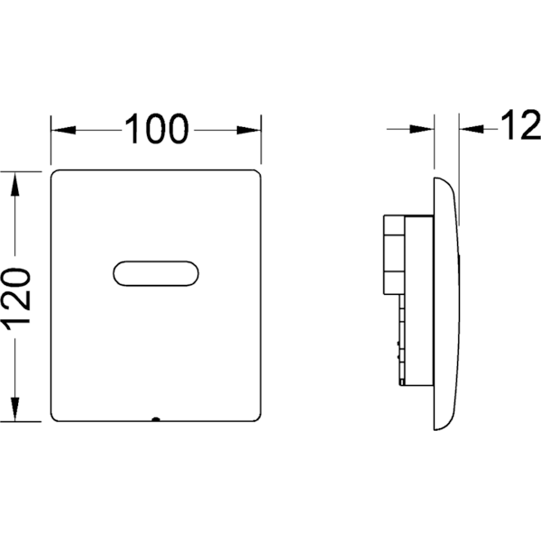 Панель смыва Tece TECEplanus Urinal 9242350