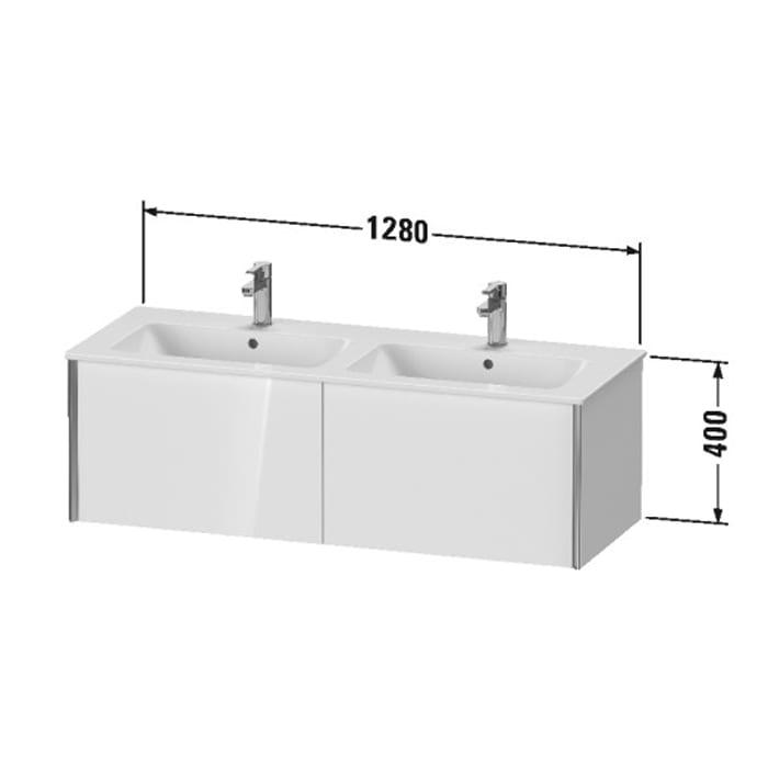 Тумба подвесная Duravit XViu XV40290B221 128x48