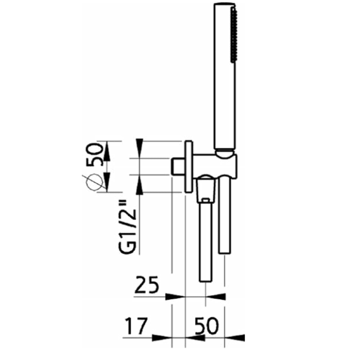 Душевой гарнитур Cisal Shower C200303021