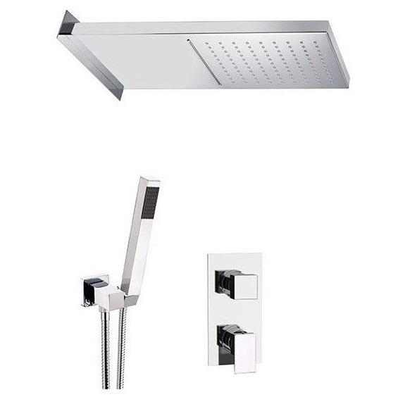 Душевой комплект головка с каскадом цвет хром Daniel Skyline SK615ZSSCA-CR