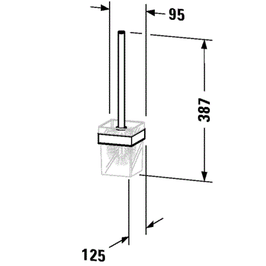 Ёршик Duravit Karee 0099571000
