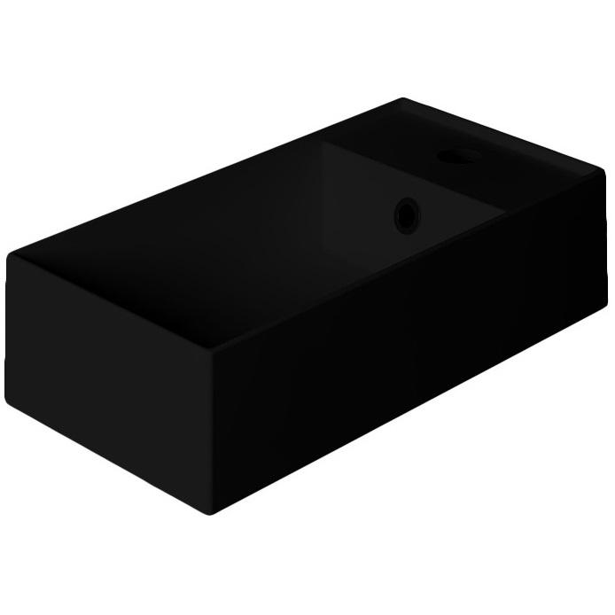 Раковина подвесная Simas Agile AG50 nero matt*1 50х27