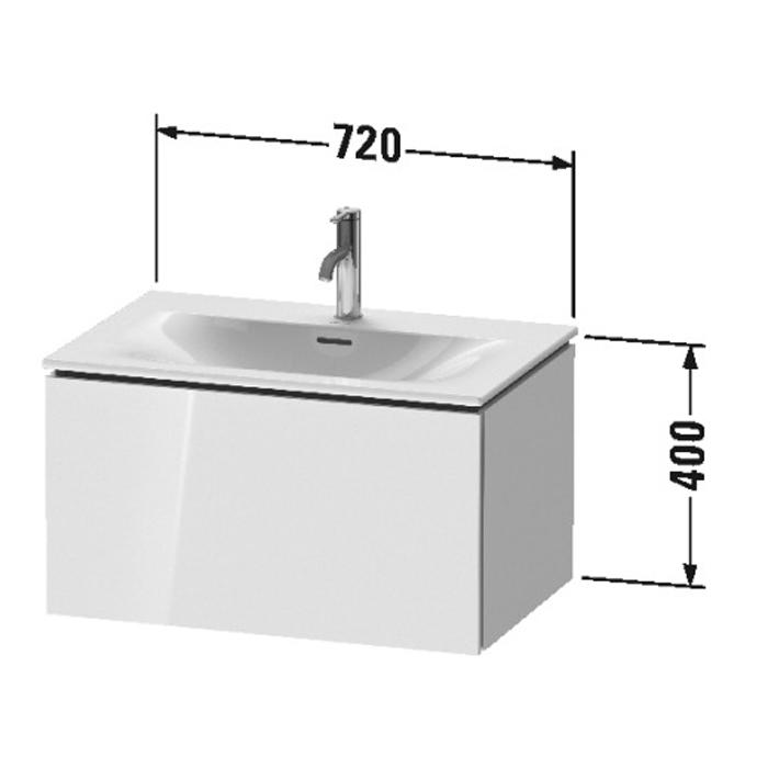 Тумба подвесная Duravit L-Cube LC613602222 72x48