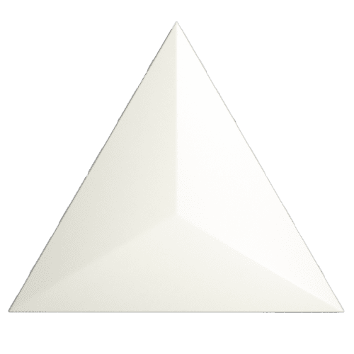 Настенная плитка ZYX Evoke Traingle Level White Matt 218241 15x17