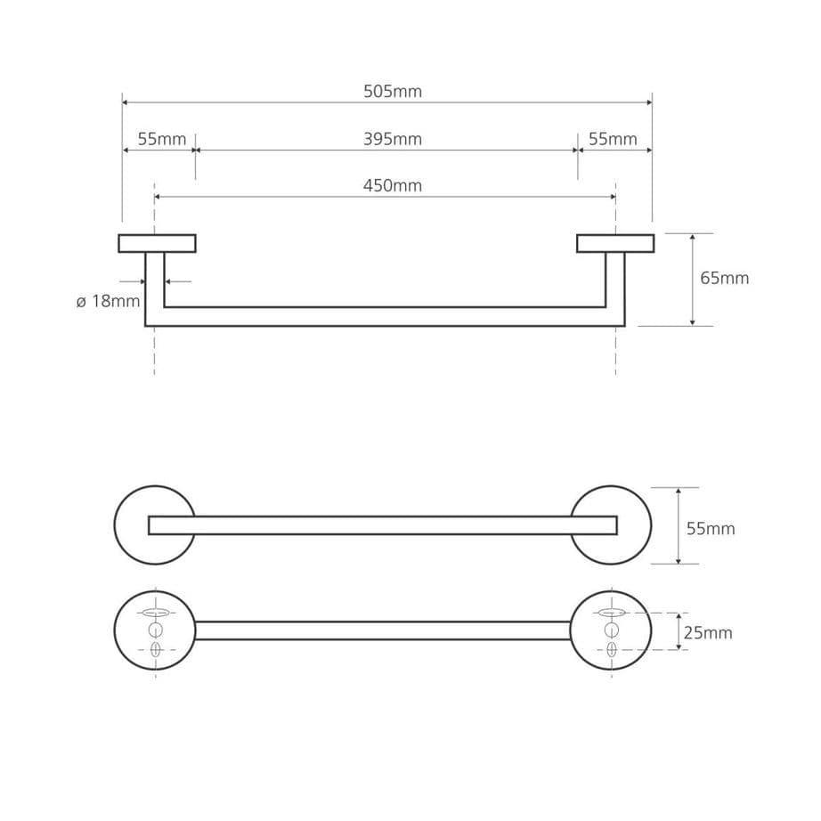Полотенцедержатель Bemeta Omega 104204022 45 см