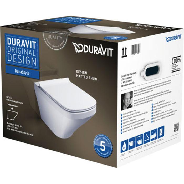 Комплект унитаз и сиденье Duravit DuraStyle 45520900A1 54x37