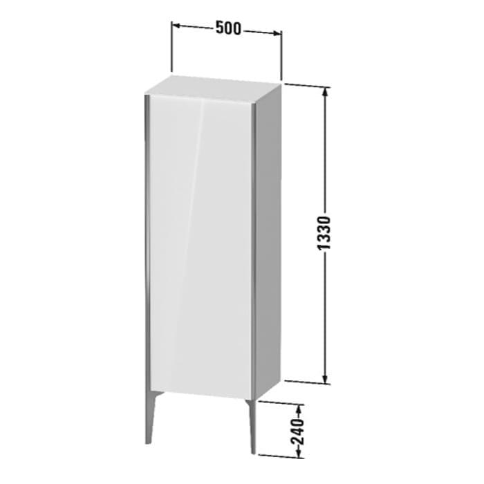 Шкаф подвесной Duravit XViu XV1326LB221 133x50x36
