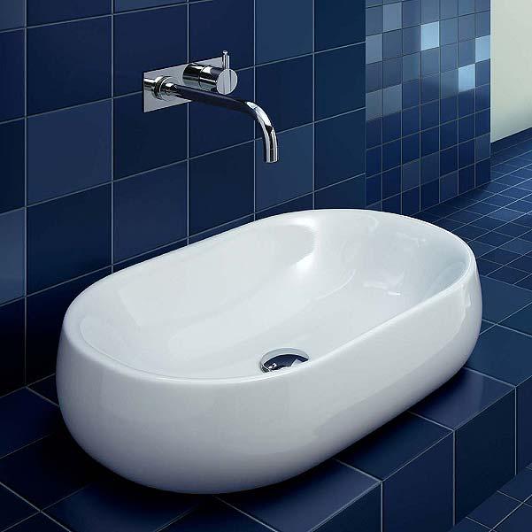 Раковина накладная Azzurra Nuvola NULA06040000BI /(NUV200/AP6 bi)*0 60х40