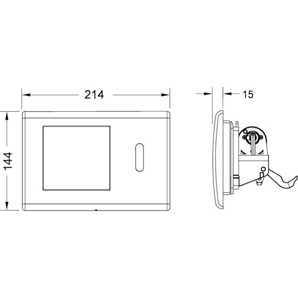 Панель смыва Tece TECEplanus 9240362