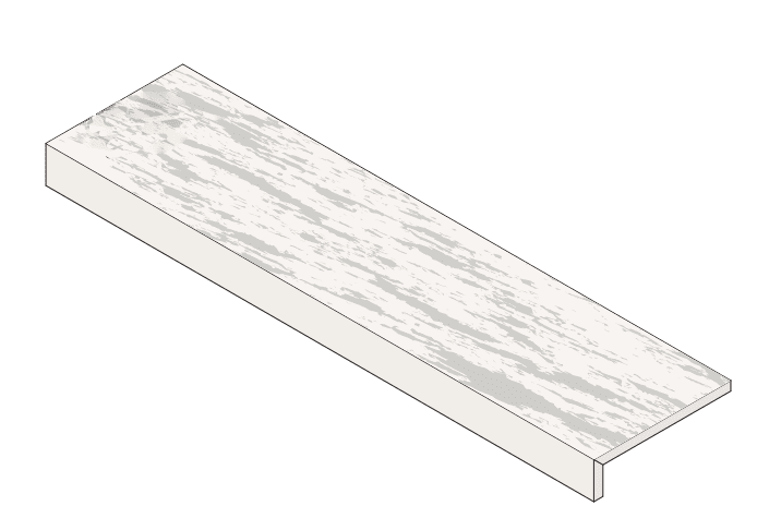 Ступень Atlas Concorde Kone Silver Elemento L Grip AAQ6 60x15xH4