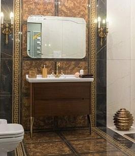 Раковина подвесная Kerasan Waldorf  4141K1bi/cr*1 80х55