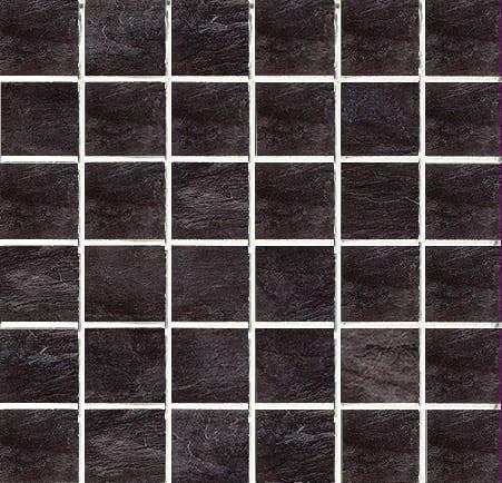 Мозаика Rex Ceramiche Ardoise Noir Mosaico Grip 739361 30x30