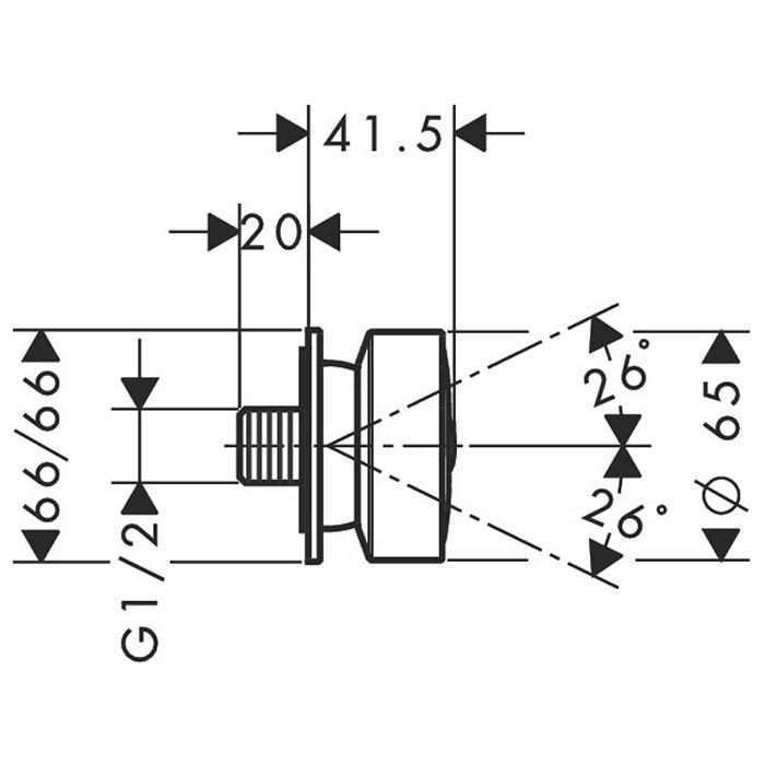 Боковая форсунка Axor ShowerSolutions 28469000