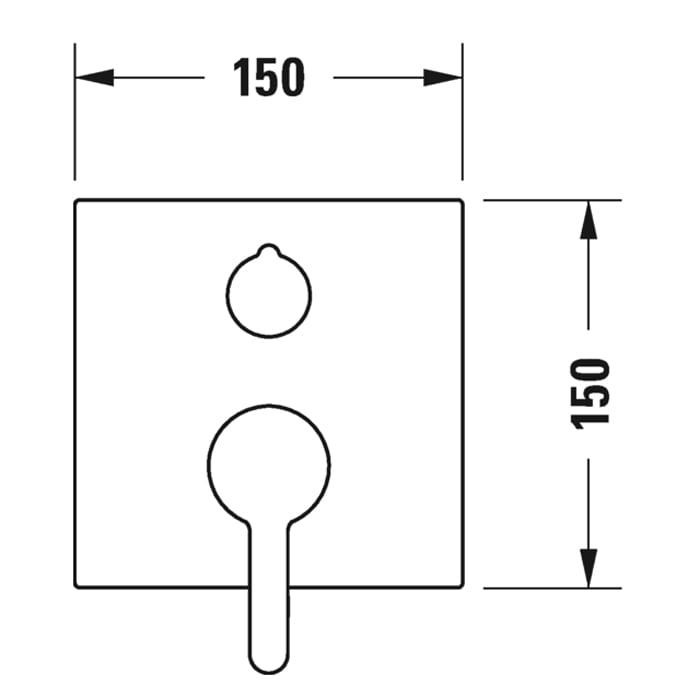 Смеситель для душа Duravit С.1 C14210011010