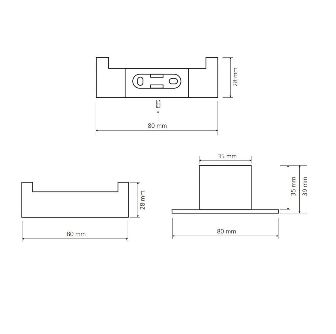 Крючок двойной Bemeta Nero 135006030