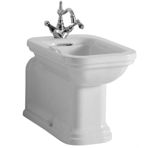 Биде напольное Kerasan Waldorf  4120K1*1 bi/cr 65х37