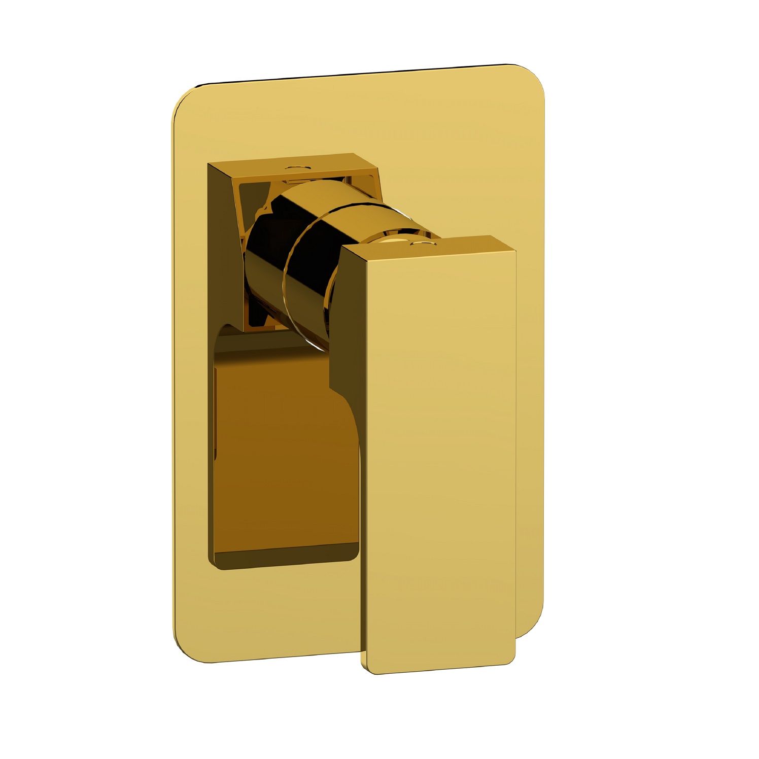Смеситель для душа Remer Absolute Shiny Gold AU30DO (золото глянцевое), скрытая часть в комплекте