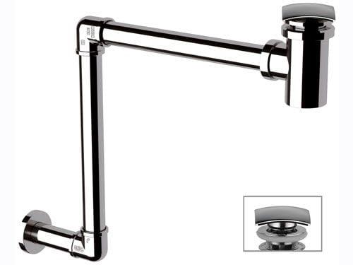 Малогабаритный сифон Remer 985S (хром)
