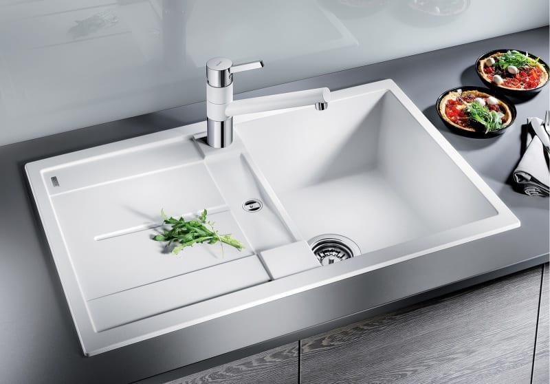 Мойка кухонная Blanco Metra 45S Белый 513028 78х50