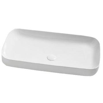 Раковина накладная Azzurra Elegance ELLG090400S0BI/(ESO90 bi)*0 90х40