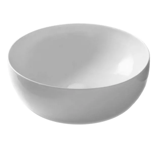 Раковина накладная Azzurra Elegance Circle ELLA040200C0BI/(ECI4020 bi)*0 40х40