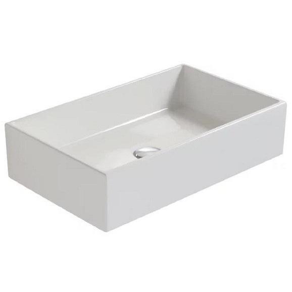 Раковина подвесная/накладная Azzurra Elegance Squared ELLA060380Q0BI/(EQA6038*bi)*0 60х38