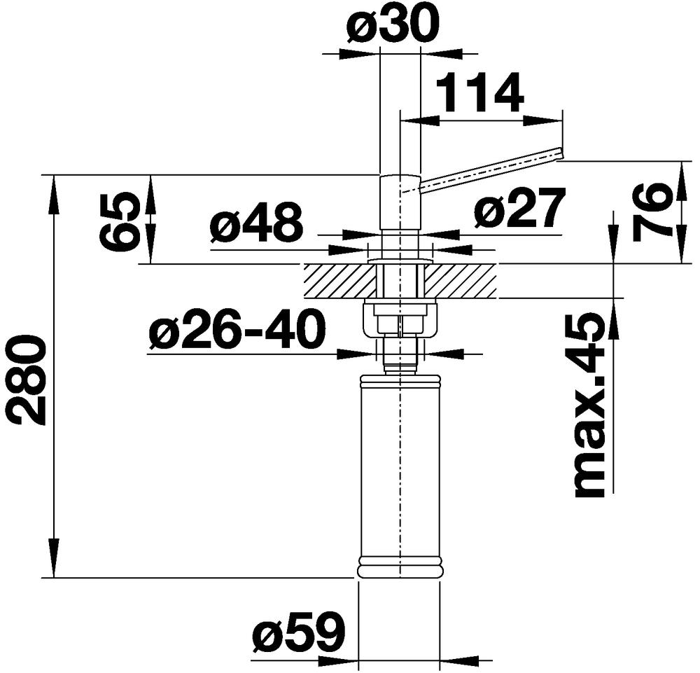 Дозатор Blanco Torre Нержавеющая сталь 512594