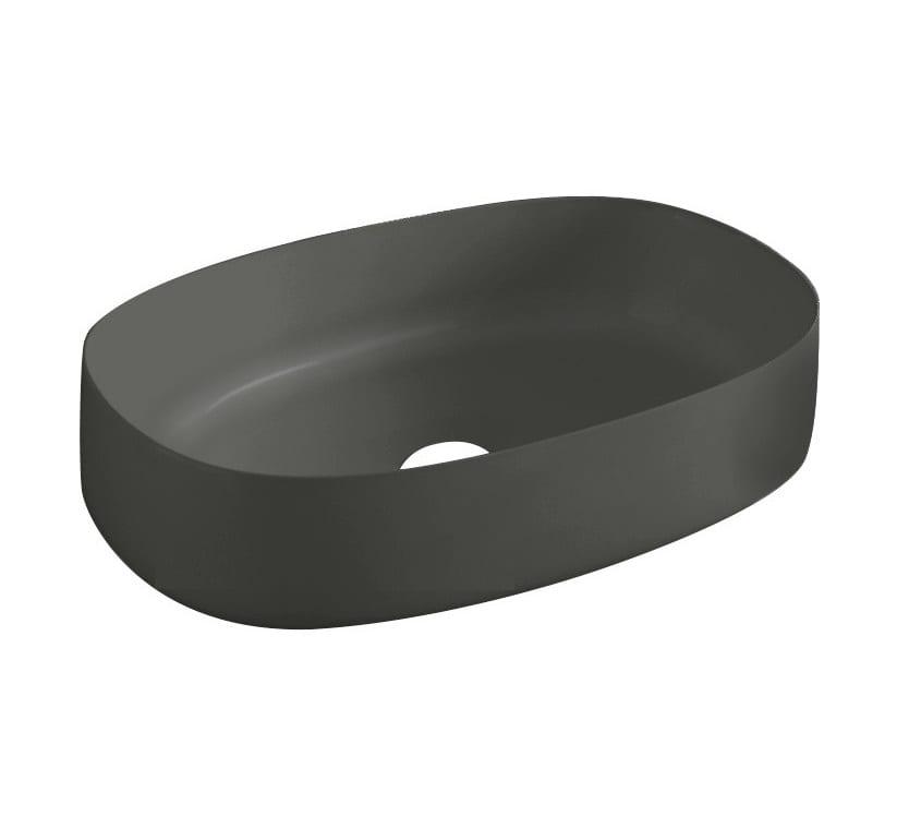 Раковина накладная Artceram Cognac COL003 15 00 grigio oliva 55х35