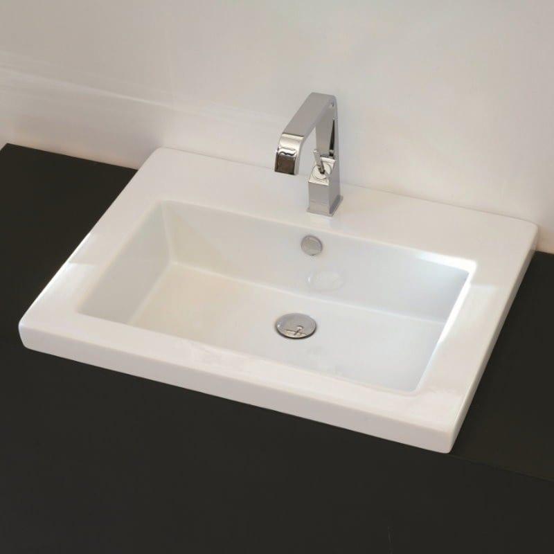 Раковина встраиваемая Artceram Washbasins Gap GPL002 01 00 bi*1 71х51
