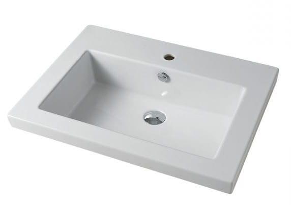 Раковина встраиваемая Artceram Washbasins Gap GPL002 01 00 bi*1 71х51