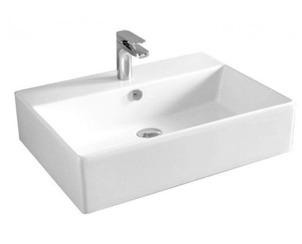 Раковина подвесная/накладная Artceram Quadro QUL003 01 00 bi 65х48