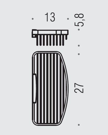 Полка Colombo Design Angolari B9647