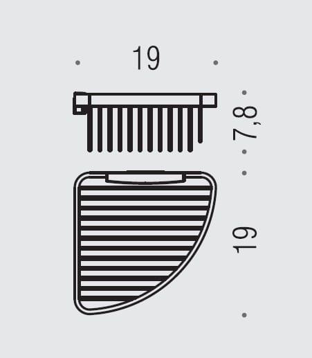 Полка Colombo Design Angolari B9648