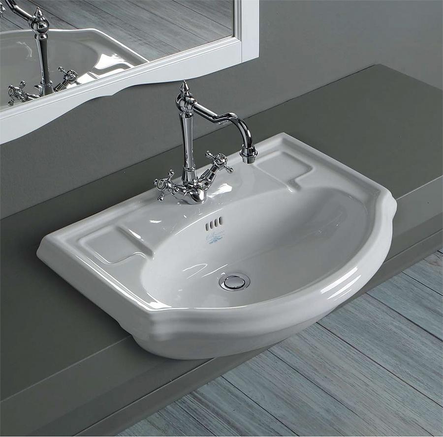Раковина полувстраиваемая Simas Arcade AR835bi*1 67x49
