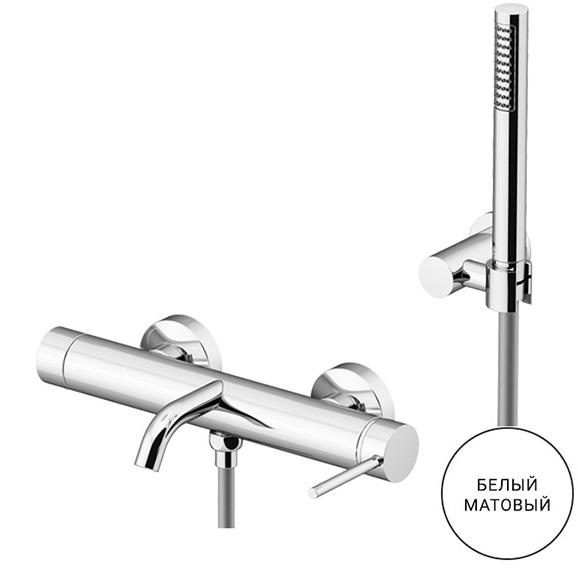 Смеситель для ванны Gattoni Circle Two Bianco Opaco 9100/91BO