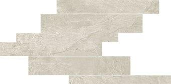Мозаика Rex Ceramiche Ardoise Blanc Modulo Listello Sfalsato 739362 21x40