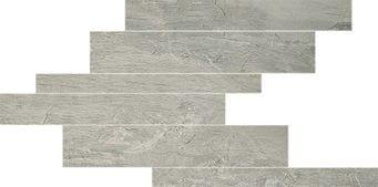 Мозаика Rex Ceramiche Ardoise Gris Modulo Listello Sfalsato 739366 21x40