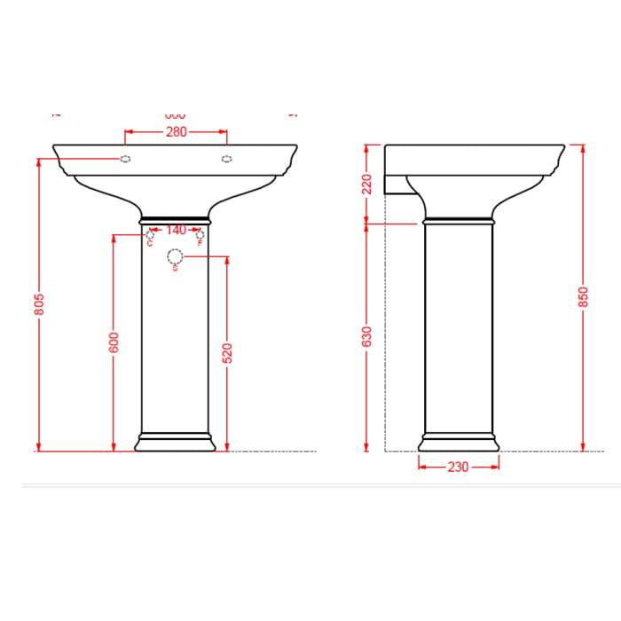Пьедестал Artceram Civitas CIC001 01 00 bi*1