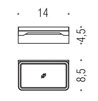 Мыльница Colombo Design Forever B2901