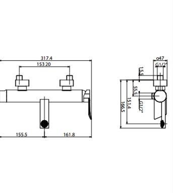 Бачок накладной для унитаза Azzurra Pratica PACSMB000000BI/(PRA 400/MBL bi)