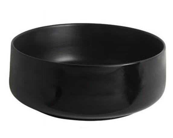 Раковина накладная Artceram Cognac COL001 17 00 nero matt 42x16