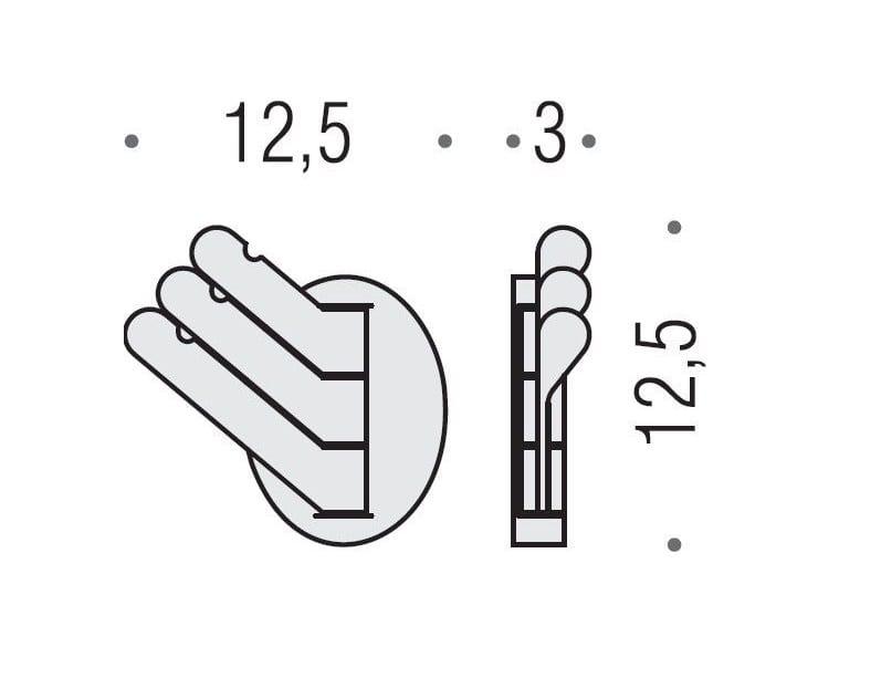 Крючок Colombo Design Luna СВ17trio.000