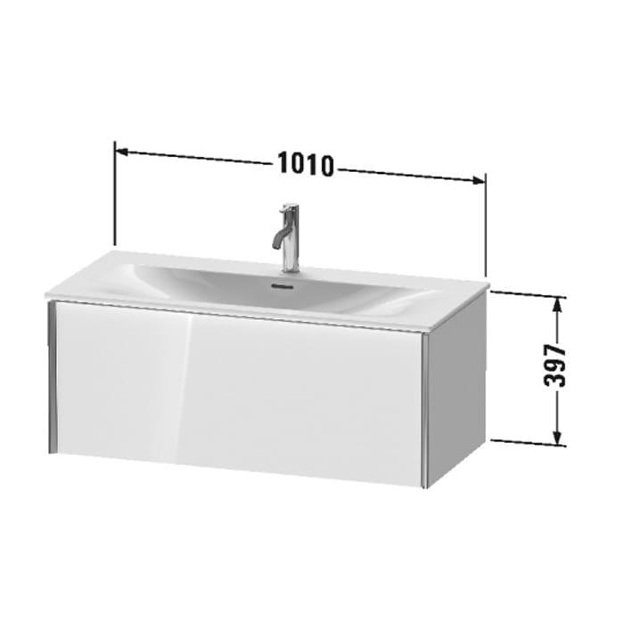 Тумба подвесная Duravit XViu XV40350B221 101x48