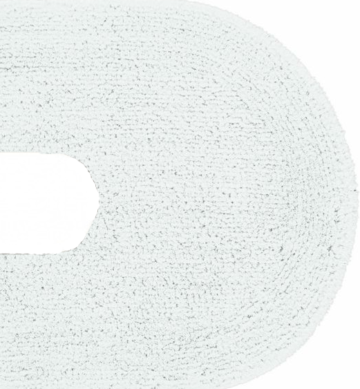 Коврик под унитаз Batex Duo Cotton белый 17210 55x60